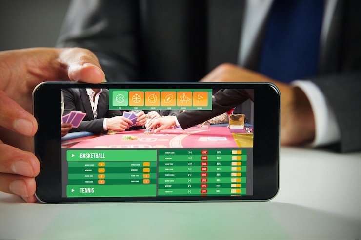 Antarmuka Dasar Number di aplikasi mobile panen togel dengan panel taruhan yang sederhana